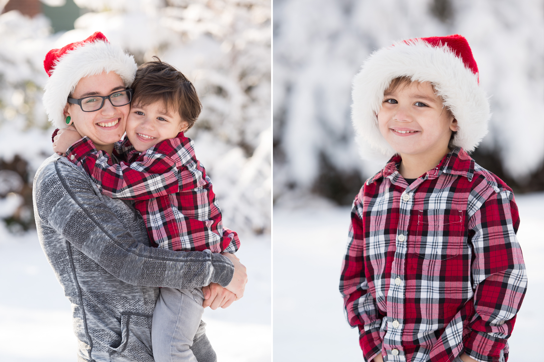 Family photography snow photoshoot